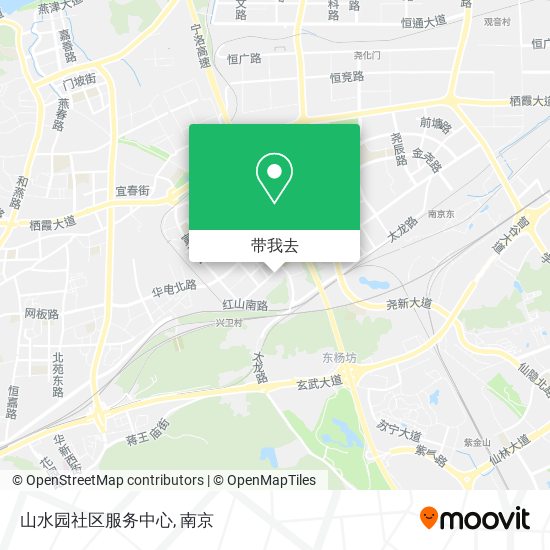 山水园社区服务中心地图