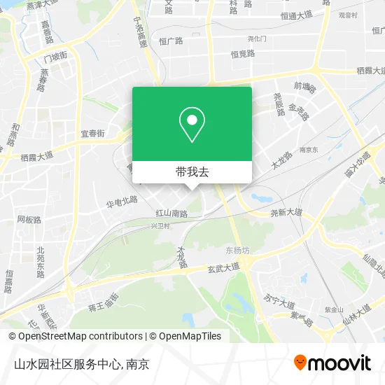 山水园社区服务中心地图