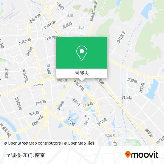 至诚楼-东门地图