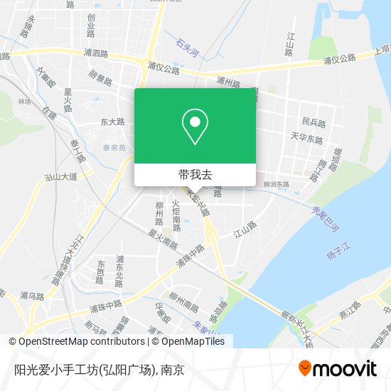 阳光爱小手工坊(弘阳广场)地图