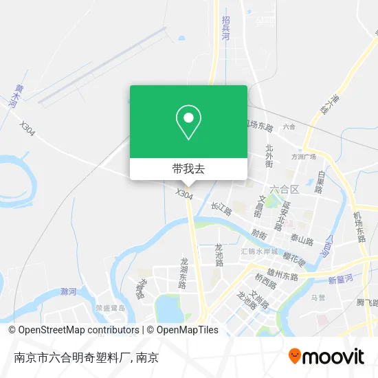 南京市六合明奇塑料厂地图