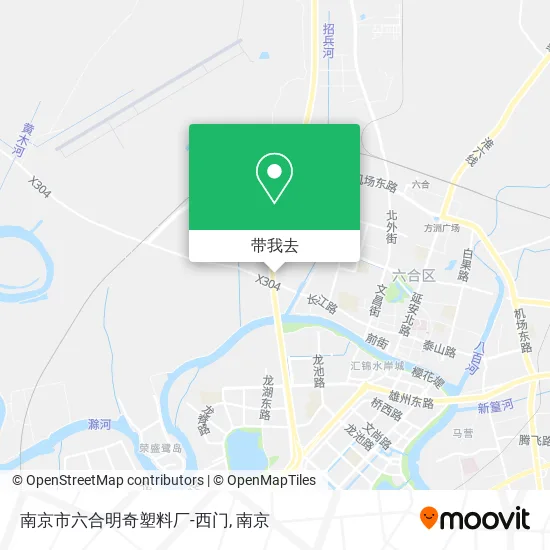 南京市六合明奇塑料厂-西门地图
