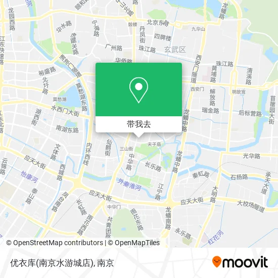 优衣库(南京水游城店)地图