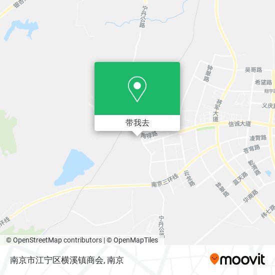 南京市江宁区横溪镇商会地图