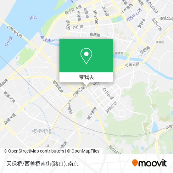 天保桥/西善桥南街(路口)地图