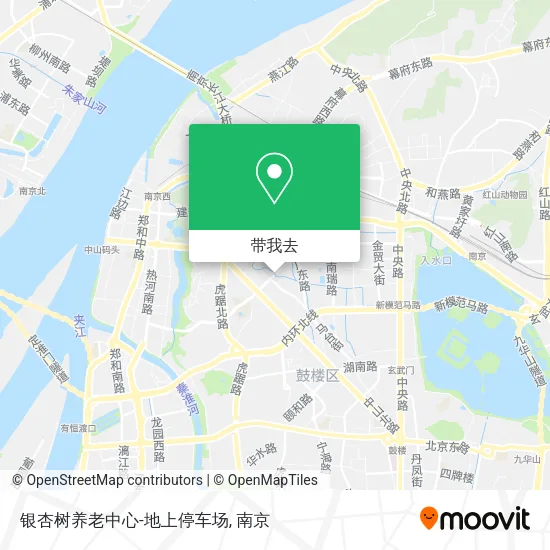 银杏树养老中心-地上停车场地图