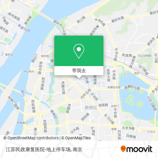 江苏民政康复医院-地上停车场地图