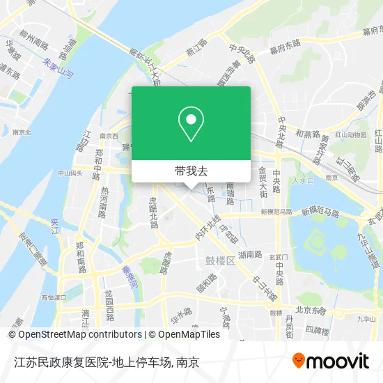 江苏民政康复医院-地上停车场地图
