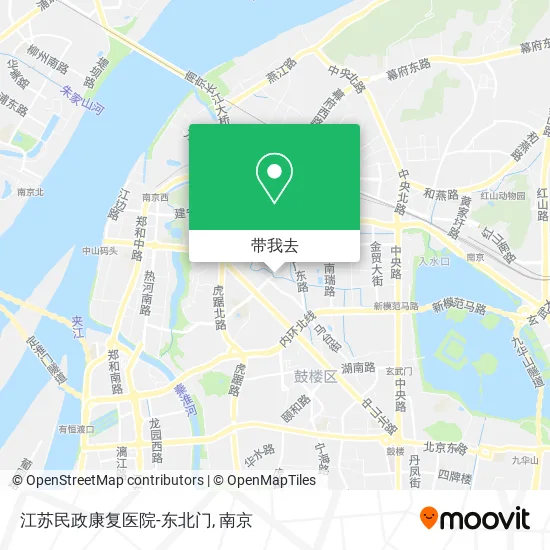江苏民政康复医院-东北门地图