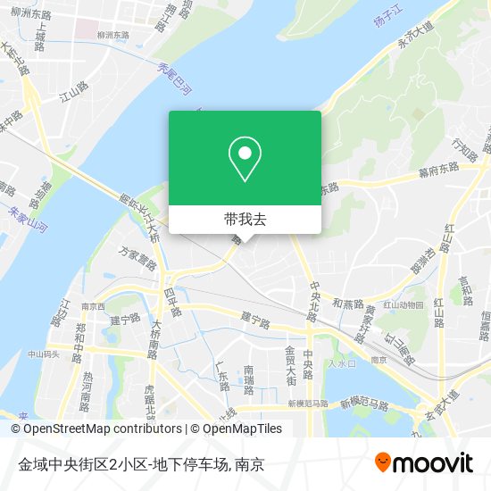 金域中央街区2小区-地下停车场地图