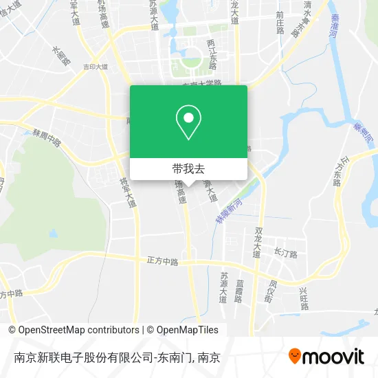 南京新联电子股份有限公司-东南门地图