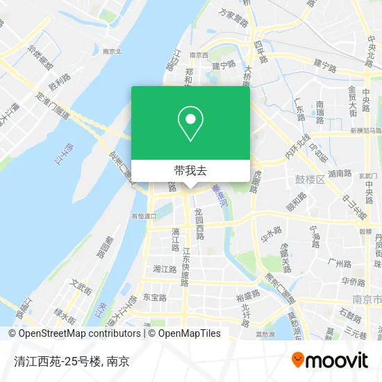 清江西苑-25号楼地图