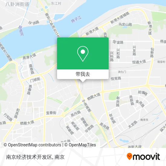 南京经济技术开发区地图