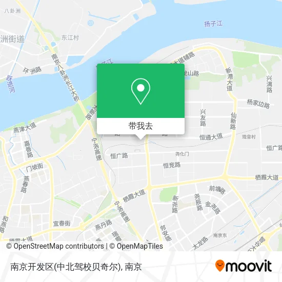 南京开发区(中北驾校贝奇尔)地图
