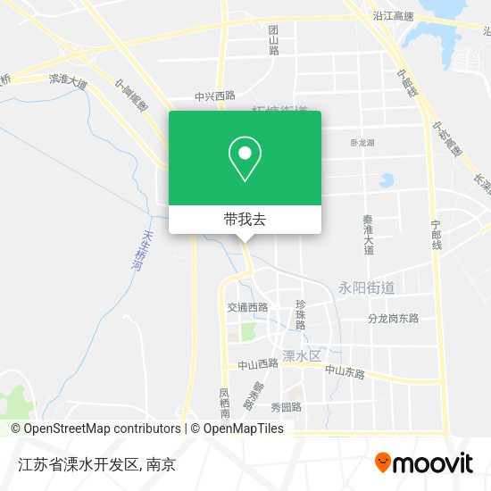 江苏省溧水开发区地图