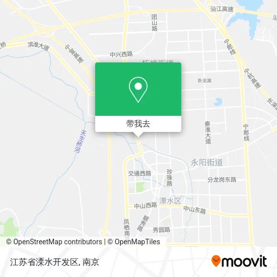 江苏省溧水开发区地图
