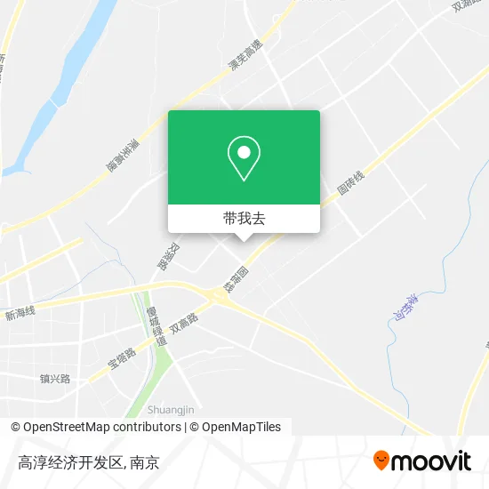 高淳经济开发区地图