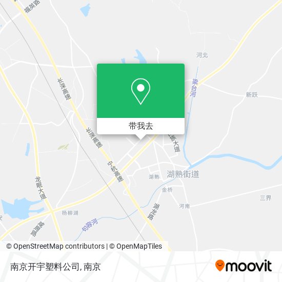 南京开宇塑料公司地图