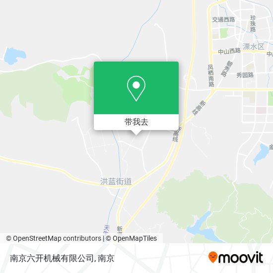 南京六开机械有限公司地图