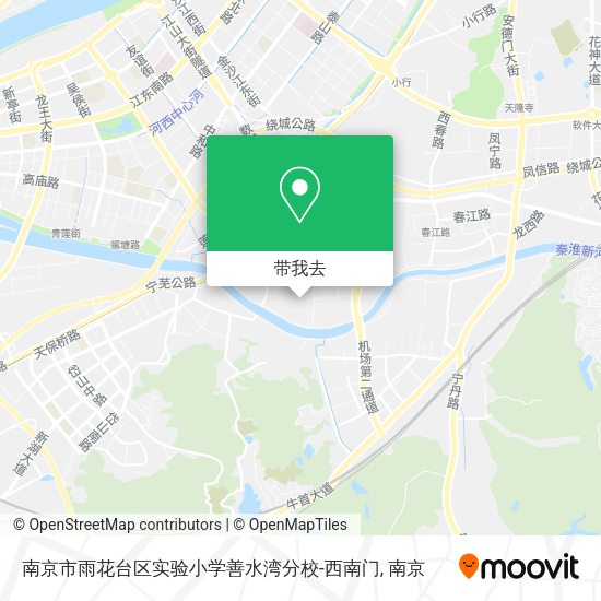 南京市雨花台区实验小学善水湾分校-西南门地图