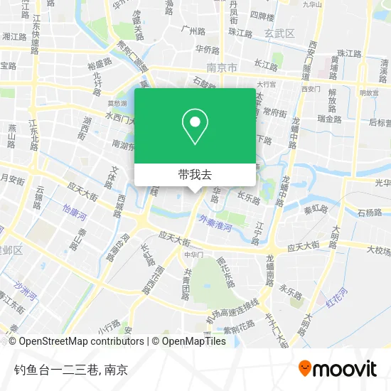 钓鱼台一二三巷地图