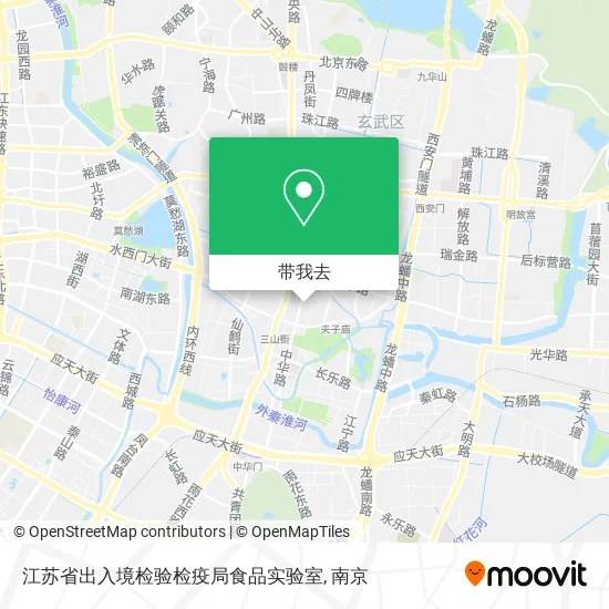 江苏省出入境检验检疫局食品实验室地图
