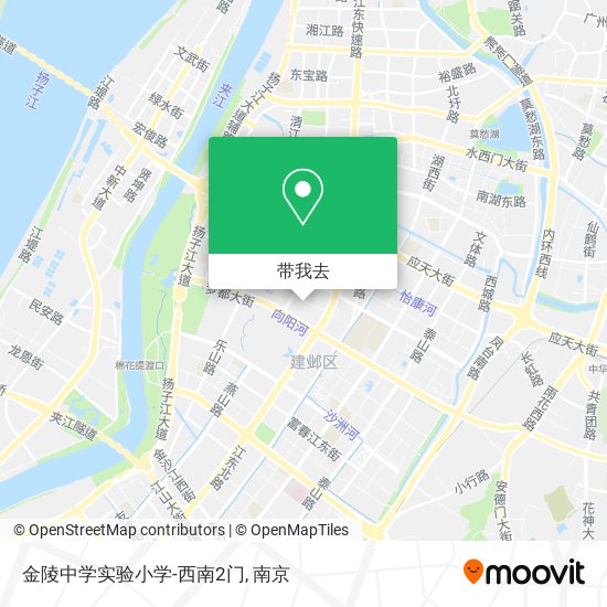 金陵中学实验小学-西南2门地图