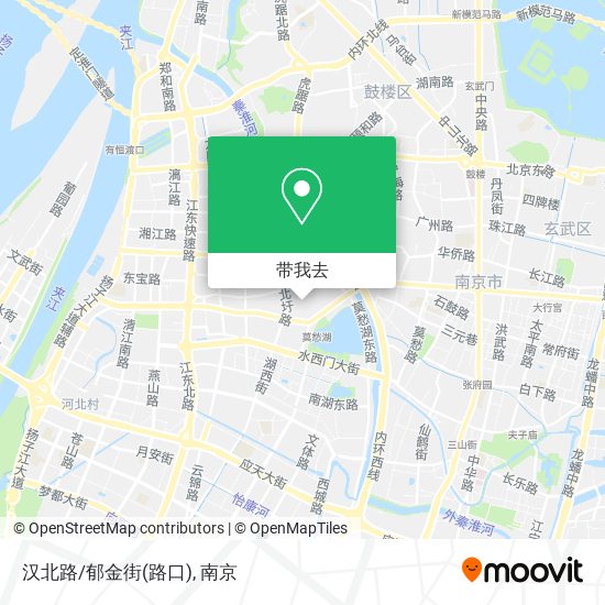 汉北路/郁金街(路口)地图