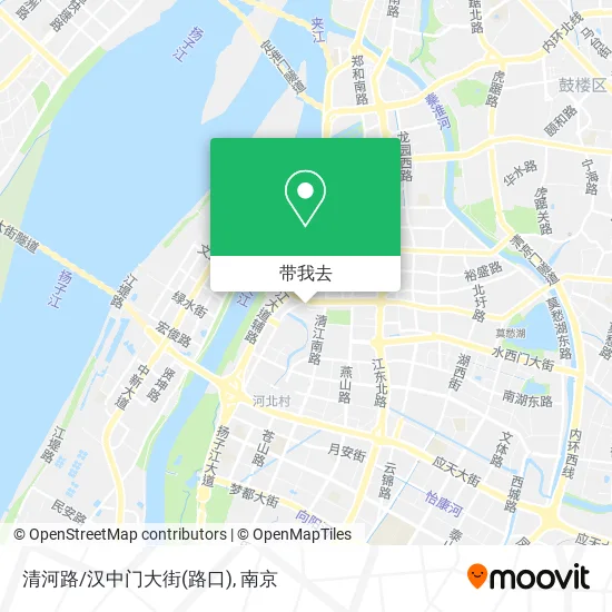 清河路/汉中门大街(路口)地图