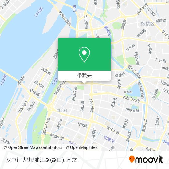 汉中门大街/浦江路(路口)地图