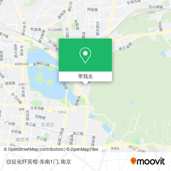 仪征化纤宾馆-东南1门地图