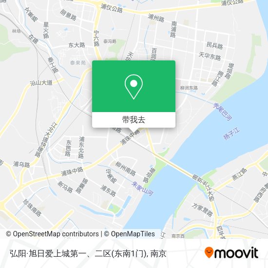 弘阳·旭日爱上城第一、二区(东南1门)地图