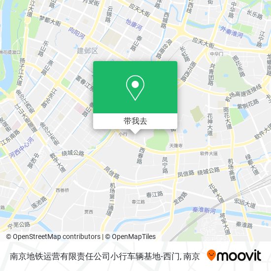 南京地铁运营有限责任公司小行车辆基地-西门地图