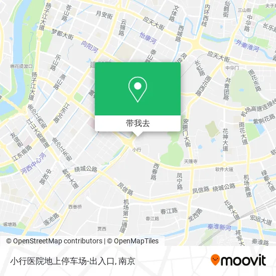 小行医院地上停车场-出入口地图