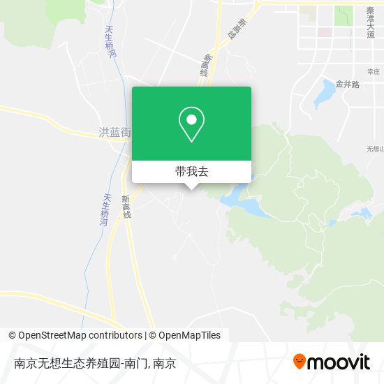 南京无想生态养殖园-南门地图