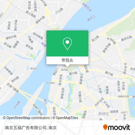 南京五福广告有限公司地图