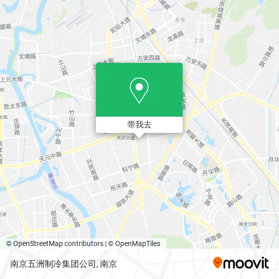 南京五洲制冷集团公司地图