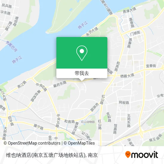 维也纳酒店(南京五塘广场地铁站店)地图
