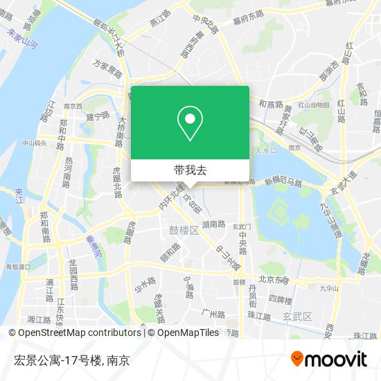 宏景公寓-17号楼地图