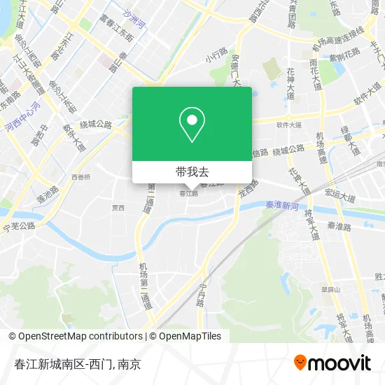 春江新城南区-西门地图