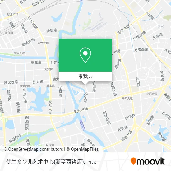 优兰多少儿艺术中心(新亭西路店)地图