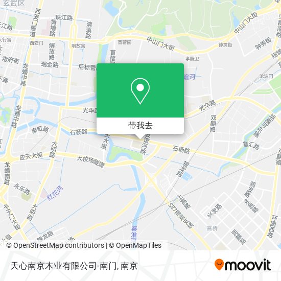 天心南京木业有限公司-南门地图