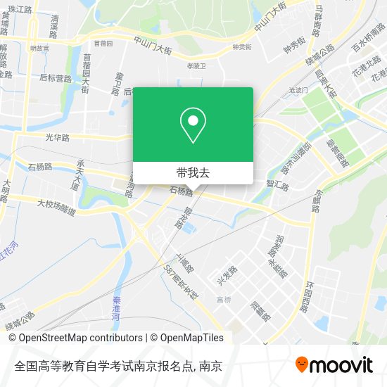 全国高等教育自学考试南京报名点地图
