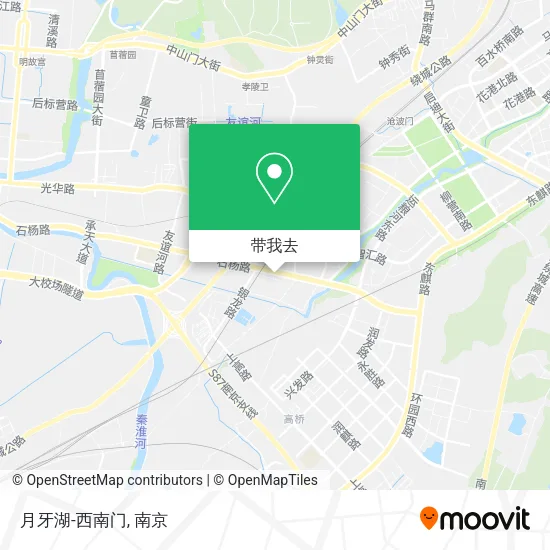 月牙湖-西南门地图