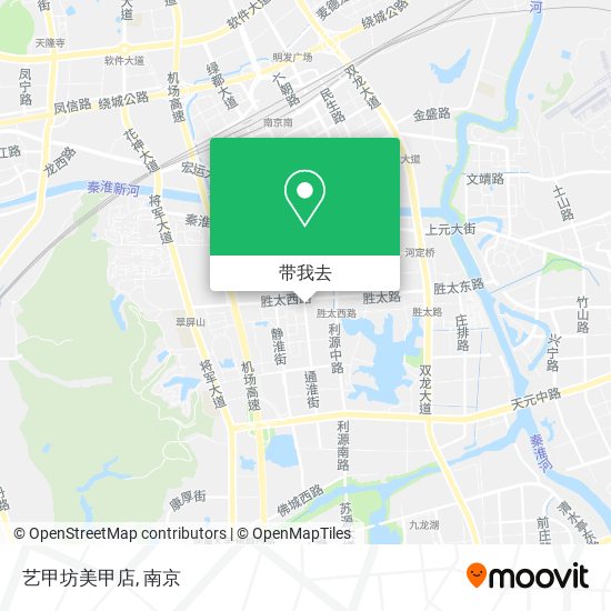 艺甲坊美甲店地图