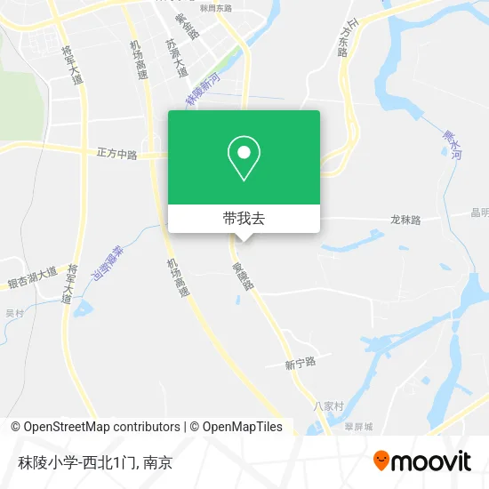 秣陵小学-西北1门地图