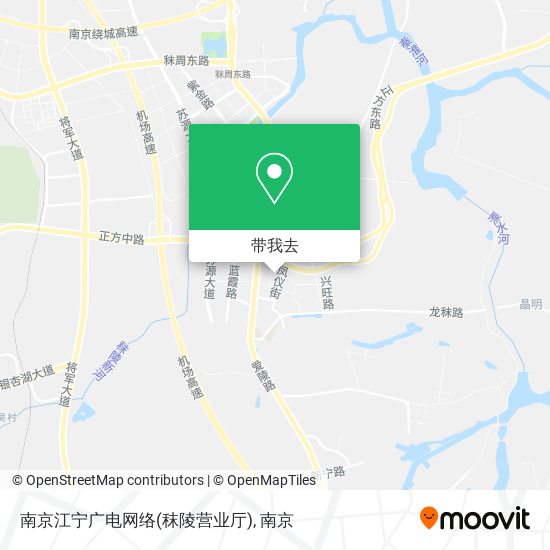 南京江宁广电网络(秣陵营业厅)地图