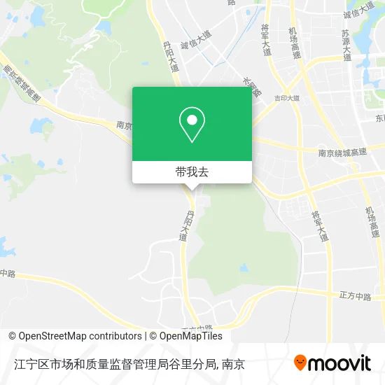 江宁区市场和质量监督管理局谷里分局地图