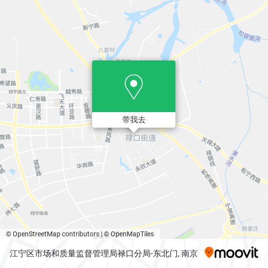 江宁区市场和质量监督管理局禄口分局-东北门地图