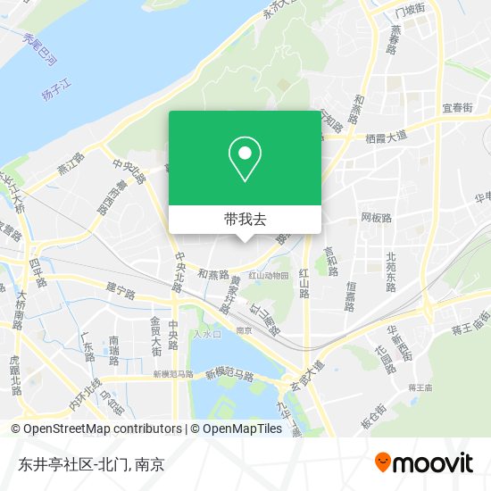 东井亭社区-北门地图